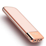 30000mah Power Bank External Battery PoverBank 2 USB LED Powerbank Portable Mobile phone Charger