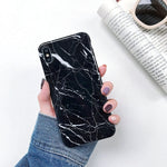 Luxury Marble Case on for Coque Samsung Galaxy A7 2018 Cover for Samsung A7 A6 Plus 2018 A70 A50 A20 A10