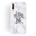 Luxury Marble Case on for Coque Samsung Galaxy A7 2018 Cover for Samsung A7 A6 Plus 2018 A70 A50 A20 A10