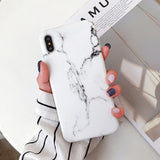 Luxury Marble Case on for Coque Samsung Galaxy A7 2018 Cover for Samsung A7 A6 Plus 2018 A70 A50 A20 A10