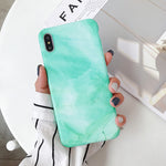 Luxury Marble Case on for Coque Samsung Galaxy A7 2018 Cover for Samsung A7 A6 Plus 2018 A70 A50 A20 A10