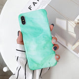 Luxury Marble Case on for Coque Samsung Galaxy A7 2018 Cover for Samsung A7 A6 Plus 2018 A70 A50 A20 A10