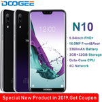 DOOGEE N10 mobile Phone Octa-Core 3GB RAM 32GB ROM 5.84inch FHD+ 19:9 Display 16.0MP