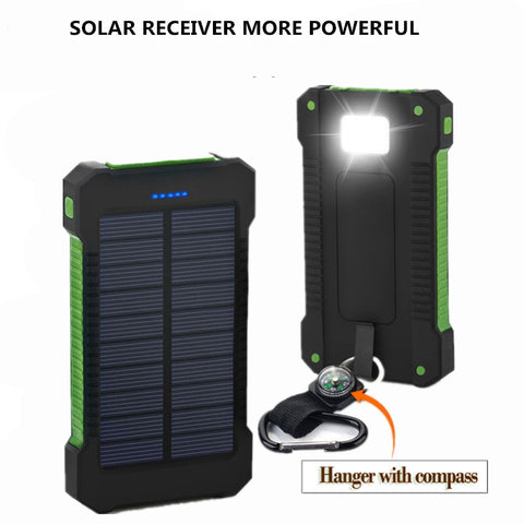 2019 Solar Power Bank 30000mAh Double USB Solar charger External Battery Portable Charger Bateria